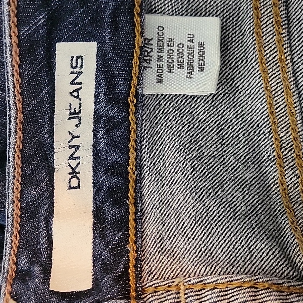 DKNY Dark Blue Women's Boot Cut Jeans - Picture 4 of 5